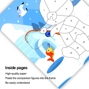 <span class=keywords><strong>Libros</strong></span> para Colorear Personalizados para Niños de 3 Años, Más Vendidos, con Pegatinas, Encuadernación en Espiral, Tapa Blanda, Impresión Offset - Product Image 6