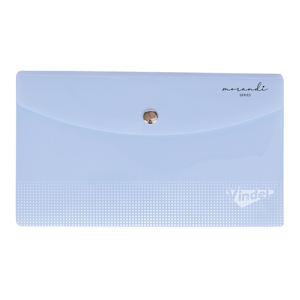 Enveloppes en plastique PP A6/DL, couleur Morandi, pochette à bouton pression, logo personnalisé, matériau papier, dossiers fins pour documents avec étiquette - Product Image 6