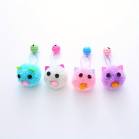 Jouet pour chat Playpal, forme de souris mignonne, couleur macaron assortie avec son clochette, jeu interactif, fournitures pour animaux de compagnie, produits pour animaux de compagnie, jouet en peluche