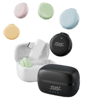 Microphone Lavalier Mini Sans Fil en Métal avec Réduction de Bruit IA, Indicateur LED, 2.4G pour Téléphone et Appareil Photo DSLR - Micro Condensateur Portable