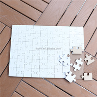 Wärmepressdruck Individuelle Holzfarbe MDF-Rohlinge Sublimations-Puzzles Hersteller 30 Teile A4-Größe Weiß SGS Holzpuzzle