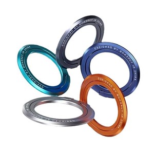 Magnetic Ring Buckle Phone Holder Zinc Alloy <b>Desktop</b> <b>Stand</b> Adjustable Mobile Phone Ring Mount Black Dark Gray Silver Peacock - Product Image 2