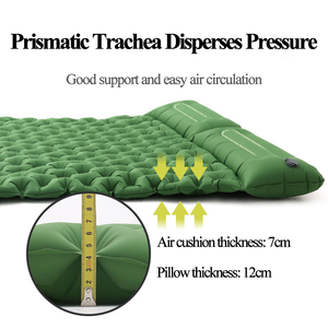 Outdoor <b>Double</b> Camping Inflatable <b>Mattress</b> Lightweight with Built-in Foot Pump <b>Waterproof</b> and Moisture-proof - Product Image 3