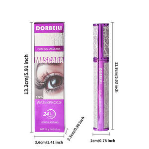 Máscara de Pestañas Negra, Fórmula de Larga Duración, Resistente al Agua, No se Desvanece, Contiene Escualano Vegetal, Alargadora, para Dropshipping - Product Image 6