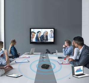 CS40 Speakerphone konferensi nirkabel, Speaker Hi-Fi bawaan dengan 4 mikrofon Array dengan 2 mikrofon ekstensi - Product Image 6