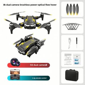 โดรน S6 Pro รุ่นใหม่ HD พร้อมกล้อง ระบบป้องกันการชนแบบไร้แปรงถ่าน ระบบกำหนดตำแหน่งด้วยออปติคอลโฟลว์ ควอดคอปเตอร์ ของเล่นบังคับวิทยุ - Product Image 6