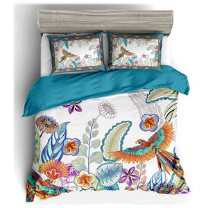 Stampa digitale <span class=keywords><strong>Raso</strong></span> 3D Set <span class=keywords><strong>di</strong></span> Biancheria Da Letto <span class=keywords><strong>Copripiumino</strong></span> Set 100% Da Letto In <span class=keywords><strong>Cotone</strong></span> Foglio <span class=keywords><strong>di</strong></span> Tessili Per La Custom <span class=keywords><strong>Copripiumino</strong></span> - Product Image 2