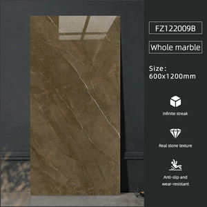 厂家直销供应光泽600x1200mm毫米现代人造大理石纹理陶瓷地砖室内别墅浴室客厅 - Product Image 3