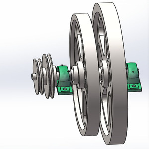 Volant d'inertie excentrique en fonte personnalisé à économie d'énergie pour alternateur 10 kW, 15 kW, 20 kW, 30 kW, 50 kW - Product Image 4