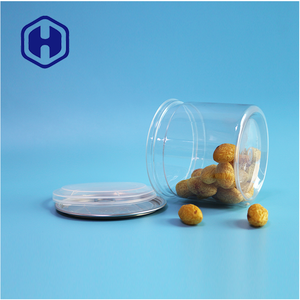 401 #   Boîtes cylindriques durables, étanches, sans BPA, en PET pour l'emballage de collations, d'épices, de noix, de bonbons, de salades et d'aliments - Product Image 5