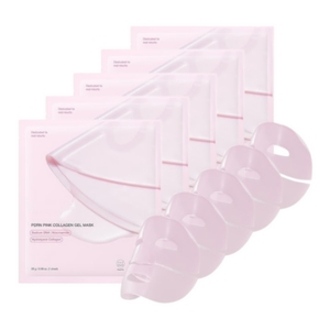 Mascarilla Facial de Gel de Colágeno Rosa con ADN de Salmón PDRN de Marca Privada Personalizada, Mascarilla Facial Hidratante Nocturna, Cuidado de la Piel Coreano - Product Image 1