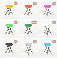 Table pliante portable moderne, imperméable et légère avec pieds en métal pour hôpitaux et hôtels – Vente en gros
