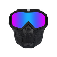 Masque tactique coupe-vent pour moto Anlorr, lunettes de protection anti-poussière avec écran de protection facial, Gafas De Sol