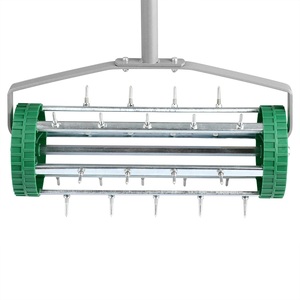 <span class=keywords><strong>Scarificateur</strong></span> manuel de jardin à poussée manuelle pour l'aération du sol de pelouse de 18 pouces aérateur d'herbe de jardin - Product Image 3