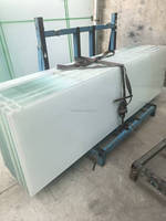 Panel Kaca Kamar Mandi Tempered Tebal 8mm Desain Modern Tahan Air untuk Partisi Shower, Area Basah, & Supermarket
