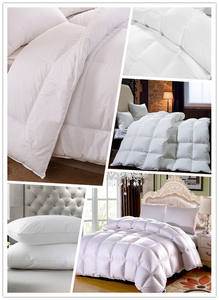 100% organik Set seprai katun Breathable 233 Thread Count grosir Hotel kualitas down kain selimut penutup Set seprai - Product Image 6