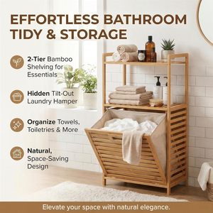 Cesto de <span class=keywords><strong>Ropa</strong></span> Sucia Moderno de Madera, Contenedor de Almacenamiento para <span class=keywords><strong>Ropa</strong></span> y Uso Doméstico en el Baño - Product Image 3