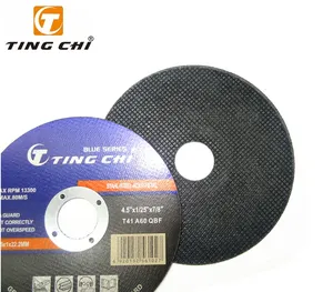 TING CHI High quality 4.5 inch metal cutting disk, Metal Inox Stainless Steel Abrasive Cut off Wheel