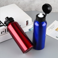 Bouteille d'eau de sport en aluminium métallique réutilisable colorée promotionnelle de 20 oz