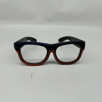 Gafas LED con Luces para Fiestas, Halloween y Pascua, Diseño Novedoso de Plástico, EL de Doble Color, Recargables por USB, Multicolor y Multiestilo