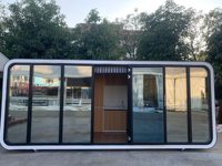 Maison préfabriquée en conteneur de type Apple Cabin pour complexe hôtelier
