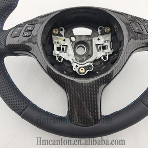 Volante Deportivo de Cuero Perforado para BMW E46, Producto Popular - Product Image 6