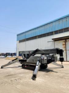 מנוף עכביש 10 טון בעל יכולת התאמה מעולה לאתר, הרמה חלקה של חומרים לתוך האוויר, מנוף עכביש - Product Image 6