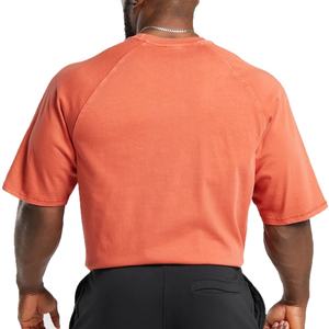 T-shirt pour homme en coton pur, vente en gros OEM, été, populaire, ample, décontracté, sport, grande taille - Product Image 5