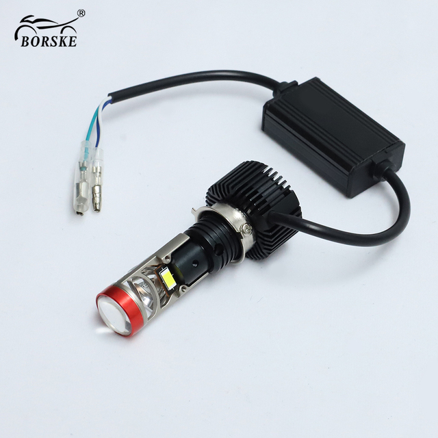 Motorcycle LED Headlights High Power Ultra Bright Front Lighting Bulb Projector for Motor