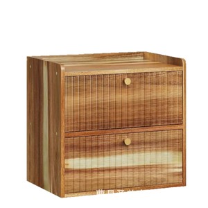 Boîte à pain en bois Saint Beauty à double couche pour le rangement du pain et des aliments sur le bureau ou dans l'armoire de cuisine - Product Image 5
