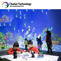 Sistema Interactivo de Pintura Mural, Pantalla Táctil de Proyección, Juego Interactivo de Dibujo para Jardín de Niños
