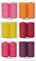 Fil à tricoter et à crocheter en polypropylène haute ténacité 100 %, type soie glacée, bobine grande capacité, fil teint pour poupées, export direct fabricant