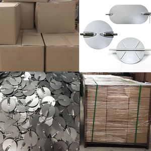 Phụ Kiện Bộ Giảm Chấn HVAC Lưỡi Giảm Chấn Tiêu Chuẩn Lỗ Thông Hơi Bằng Thép Mạ Kẽm - Product Image 6