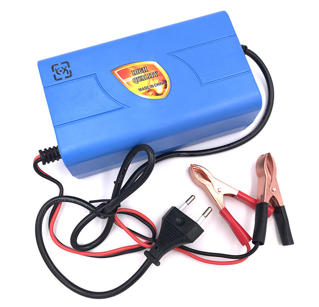 12V 6A Car Battery Charger Intelligent 3 Stages Auto Motorcycle Lead-Acid AGM GEL Maintenance-Free Battery Charge 12 Volt 6 AMP