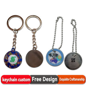 Nhà Máy Bán Buôn Kim Loại Kẽm Hợp Kim Móc Khóa Tùy Chỉnh 2D 3D Logo Công Ty Thư Keychain Móc Chìa Khóa Móc Khóa Tùy Chỉnh Men Keychain - Product Image 4