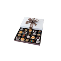 Luxus rechteckige benutzer definierte Logo Candy Chocolate Box hand geschöpftes Papier Verpackung Paket Box für Weihnachts geschenke