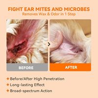 Tetes Pembersih Telinga Anjing Alami Ear Clear dengan Minyak Bunga Chamomile untuk Pengobatan Infeksi, Mengatasi Gatal dan Iritasi, Mengurangi Penumpukan Kotoran Telinga 30ml