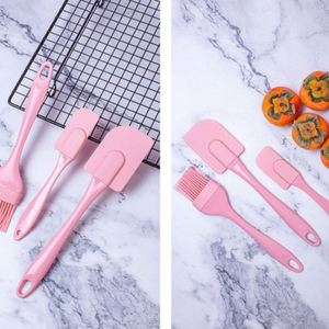 USSE Eco-Friendly Silicone Spatula Set Heat-Resistant Non-Stick 3-Piece Design for Cooking <b>Baking</b> Mixing - Product Image 6