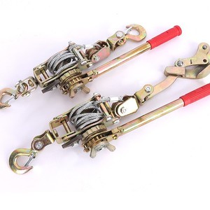 Tendeur de câble en acier à cliquet 2T avec crochet en J, serre-câble manuel universel, outil de fixation de charge - Product Image 5