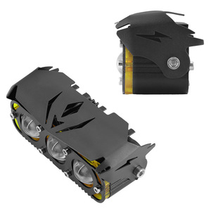 ไฟสปอร์ตไลท์มอเตอร์ไซค์ QIDEWIN แบบสามเลนส์ 30W  วัสดุอลูมิเนียมอัลลอยด์ พร้อมเลนส์โปรเจคเตอร์ สำหรับยานยนต์ไฟฟ้า - Product Image 5