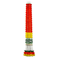 Guirlande de fleurs artificielles de marguerites faites à la main pour les mariages indiens, les fêtes mexicaines, la Journée des morts et le Diwali