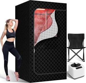Cabina de Vapor Personal, OEM ODM, Logotipo Personalizado, Venta Directa de Fábrica, para una Persona, Tamaño Completo, Relajación en Casa u Oficina, Silla Extraíble - Product Image 1
