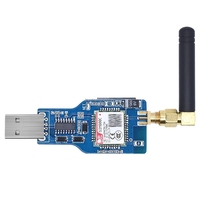 Modul USB ke GSM Quad-band GSM GPRS SIM800C SIM800 Untuk Modul BT Nirkabel Pesan SMS Dengan Antena