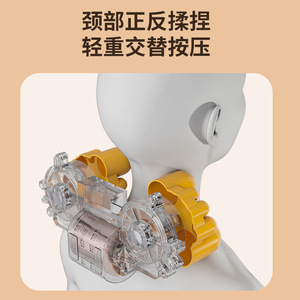 Enlong Massage Seat <b>Cushion</b> 5582A Neck <b>Back</b> Hip Heating Kneading Tapping For Car Home Office Use - Product Image 4