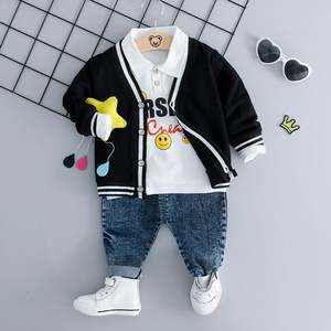 Spring New Design Baby Clothes 3pcs Kids Clothing Boys Set / Children Suits /Boy Clothes Set - Product Image 1