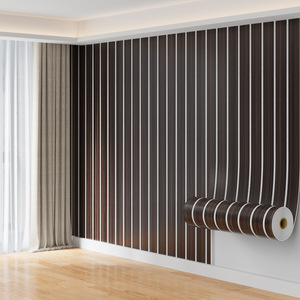 Carta da Parati Adesiva <span class=keywords><strong>3D</strong></span> Goffrata Effetto Legno CHOOWIN, Impermeabile e Fonoassorbente <span class=keywords><strong>in</strong></span> PVC per Camera da Letto, Soggiorno, TV - Product Image 2