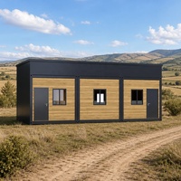 Aula Contenedor Prefabricada, Edificio Escolar Modular de 20 pies/40 pies, Casa de Aula Desmontable con Estructura de Acero para Educación Rural