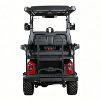 Voiturette de golf électrique nouvelle tendance, 4 places, modèle DC-H-F2+2, surélevée, pour la chasse