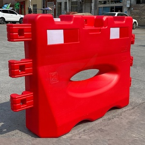 Новый дизайн, экологически чистый пластиковый водозаполненный баррикад для дорожного движения, Баррикада для использования на дорогах и дорогах - Product Image 5