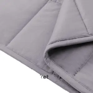 Brand New Blanket Factory Manufacturer Has Oe Certified Cooling Cotton Weighted Blanket For Bedding To Reduce Stress